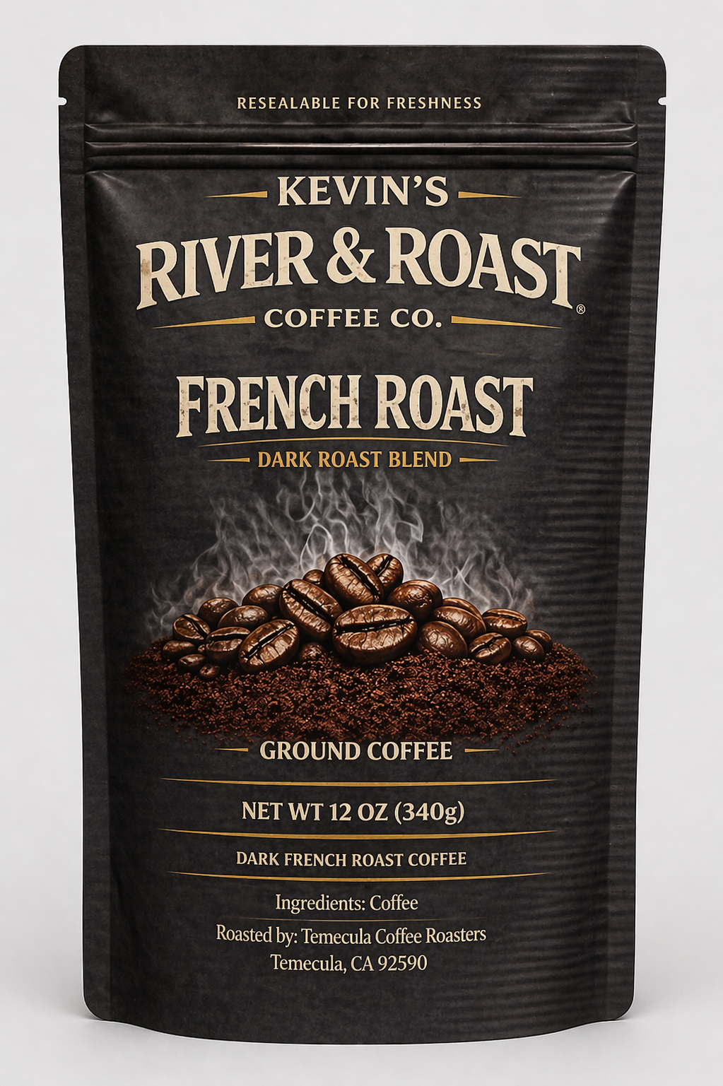 French Roast Dark Roast Blend – 12oz Bag