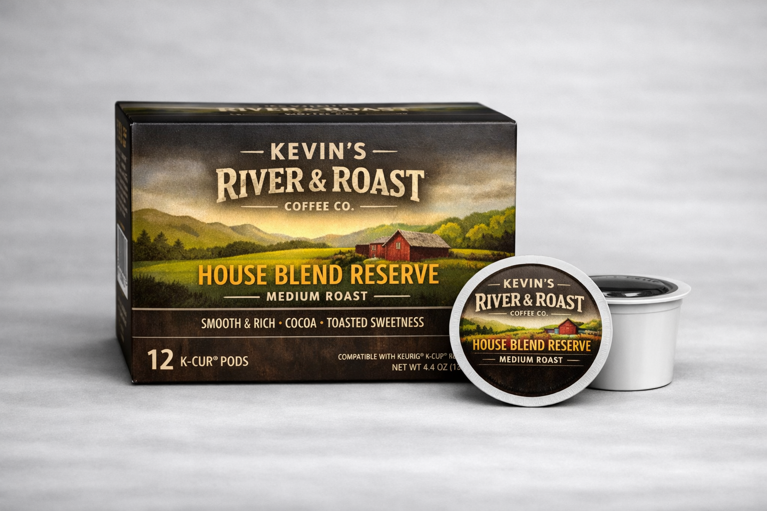 House Blend Reserve - Medium Roast K-Cups (Single-Serve Coffee)