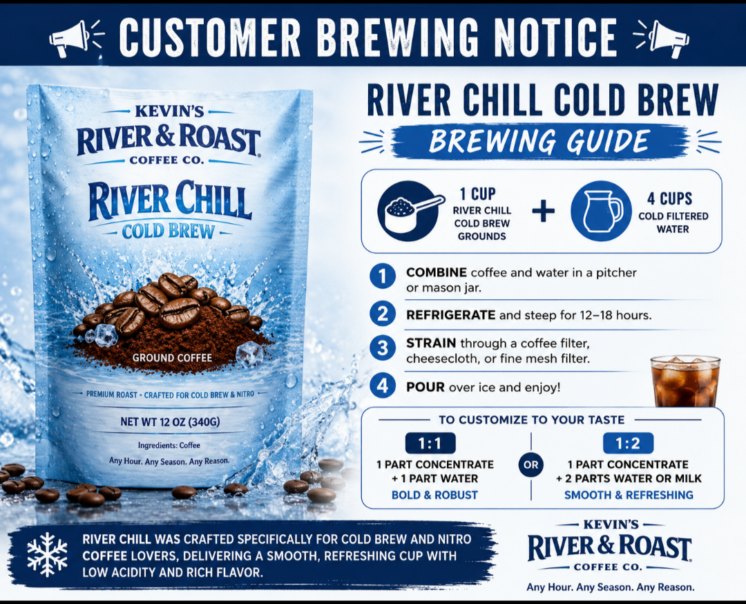 River Chill Cold Brew – 12oz Bag